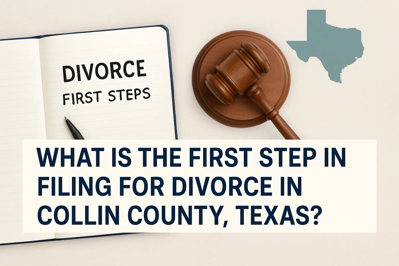 First Step in Divorce Collin County Texas